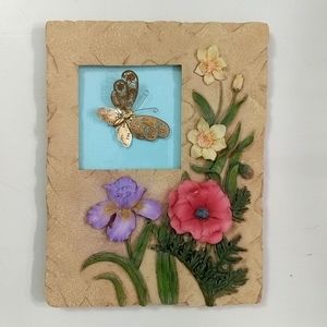 Butterfly Floral Art Artisan Handmade!